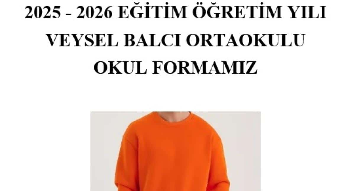 2025 2026 EĞİTİM ÖĞRETİM YILINDA 5. SINIFLAR İÇİN OKUL FORMAMIZ